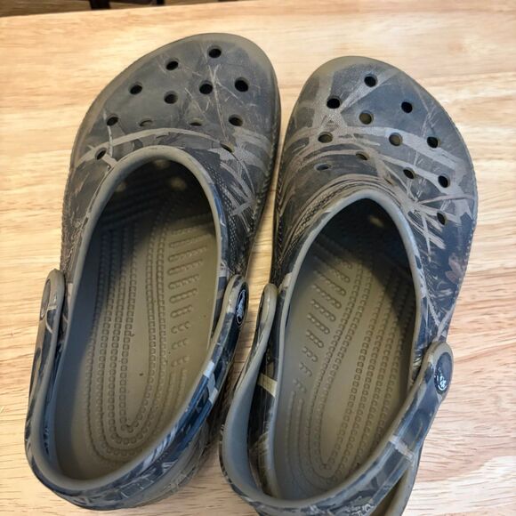 Crocs Camo Clogs Size  J1 - Picture 4 of 8